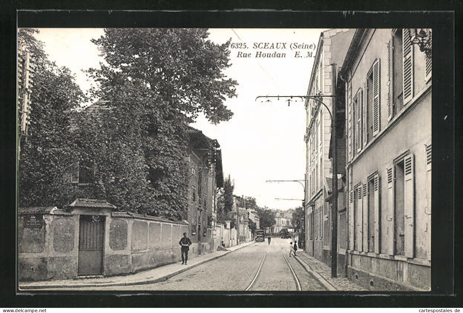 CPA Sceaux, Blick In Die Rue Houdan  - Sceaux