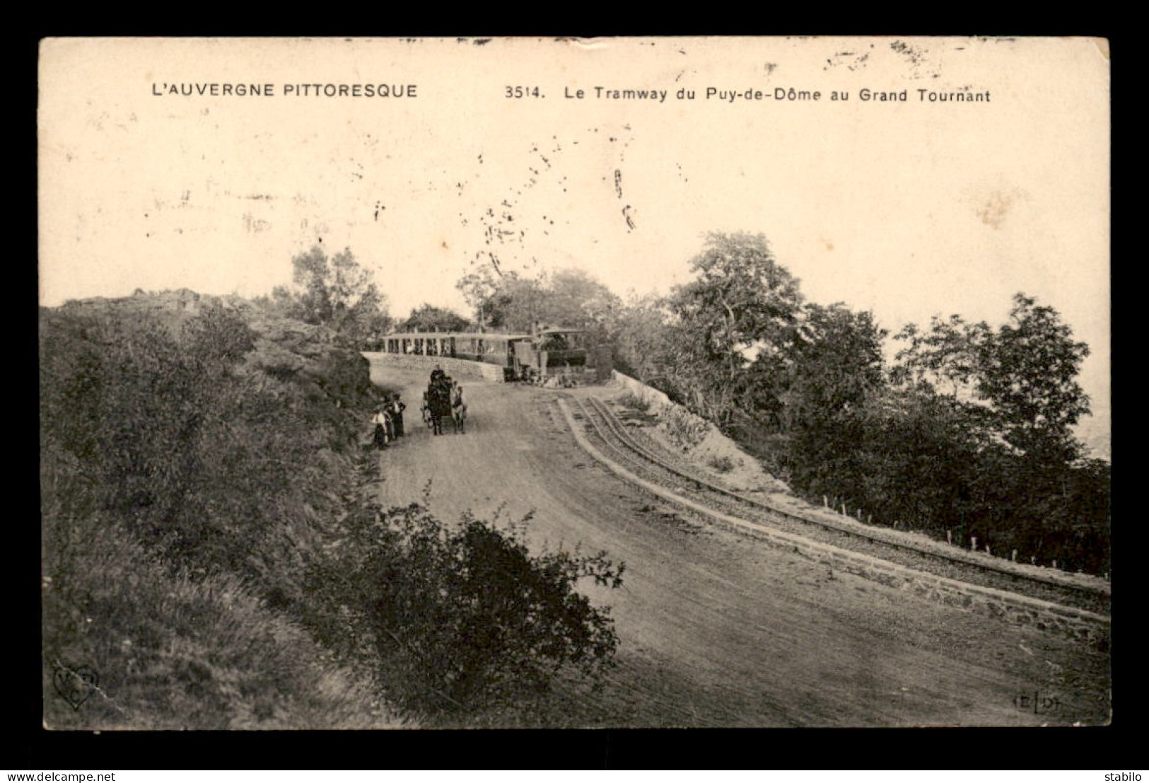 63 - LE TRAMWAY DU PUY-DE-DOME AU GRAND TOURNANT - Other & Unclassified