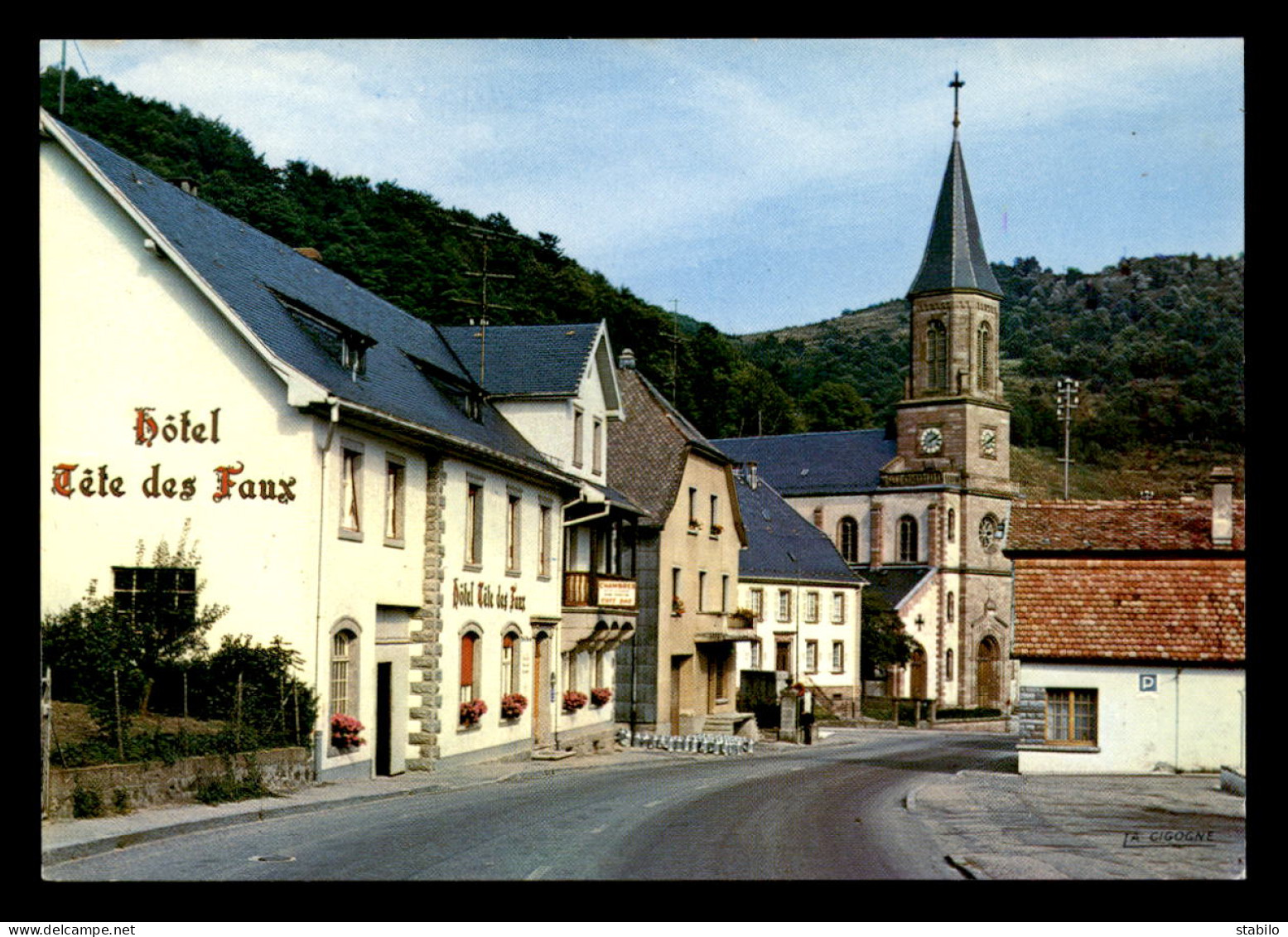 68 - LE BONHOMME - HAUT DU VILLAGE ET EGLISE ST-NICOLAS - Other & Unclassified