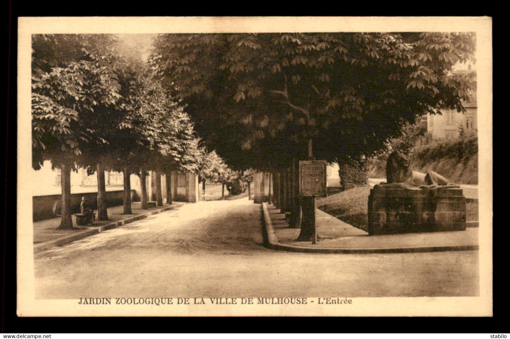 68 - MULHOUSE - JARDIN ZOOLOGIQUE - L'ENTREE - Mulhouse