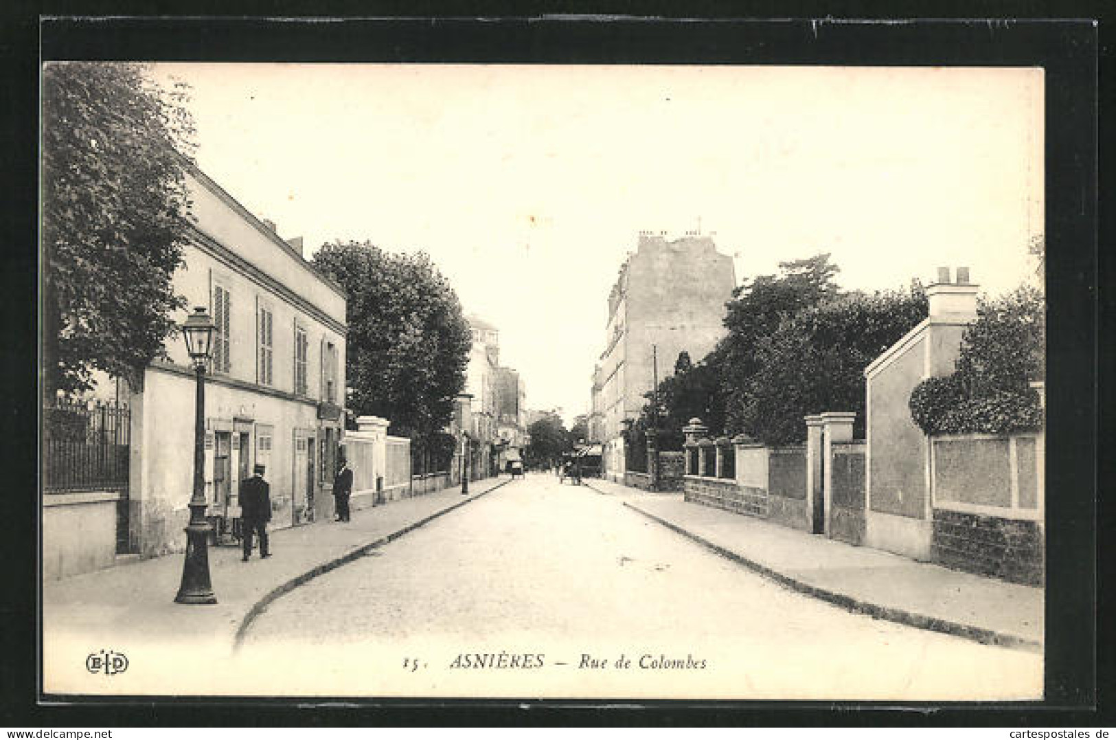 CPA Asniéres, Rue De Colombes  - Colombes