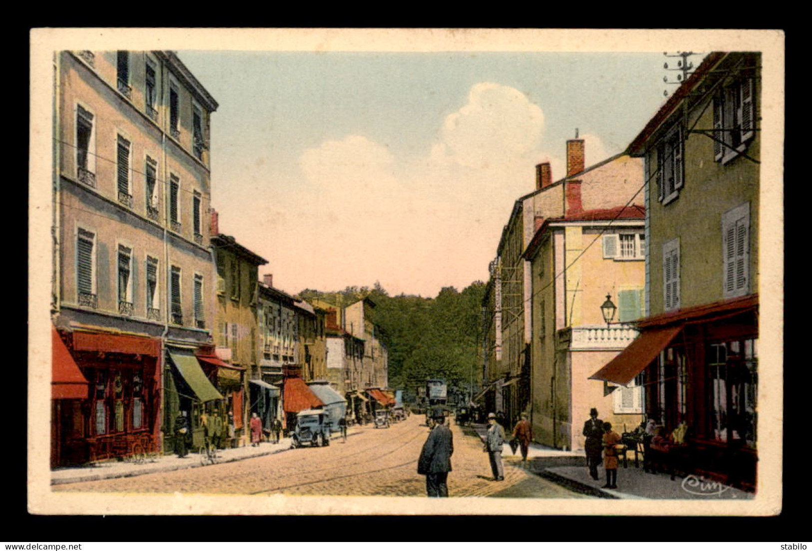 69 - OULLINS - GRANDE RUE - CARTE COLORISEE - VOIR ETAT - Oullins