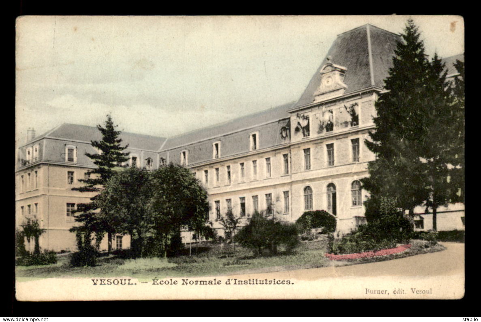 70 - VESOUL - ECOLE NORMALE D'INSTITUTRICES - CARTE COLORISEE - Vesoul