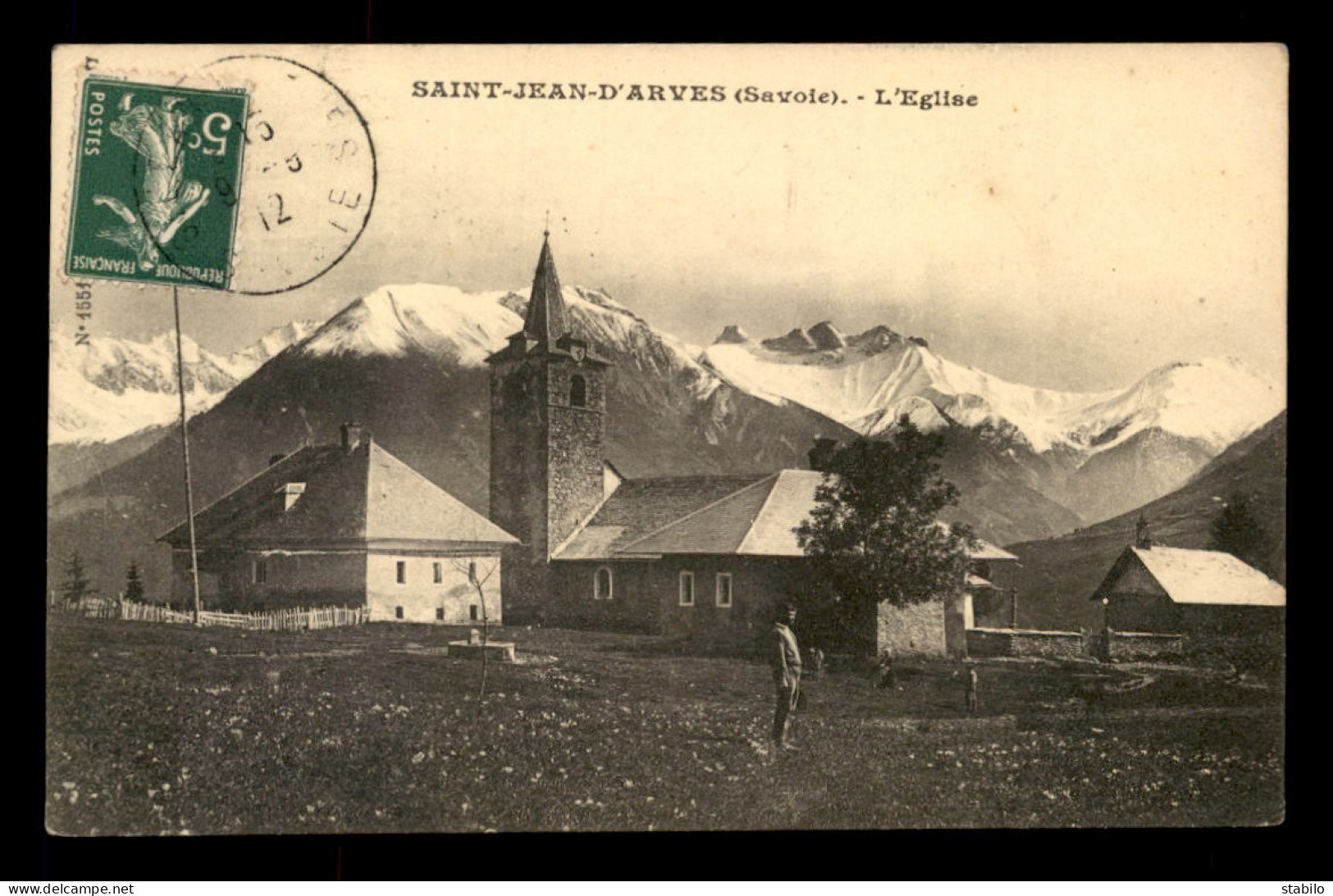 73 - ST-JEAN-D'ARVES - L'EGLISE - Other & Unclassified