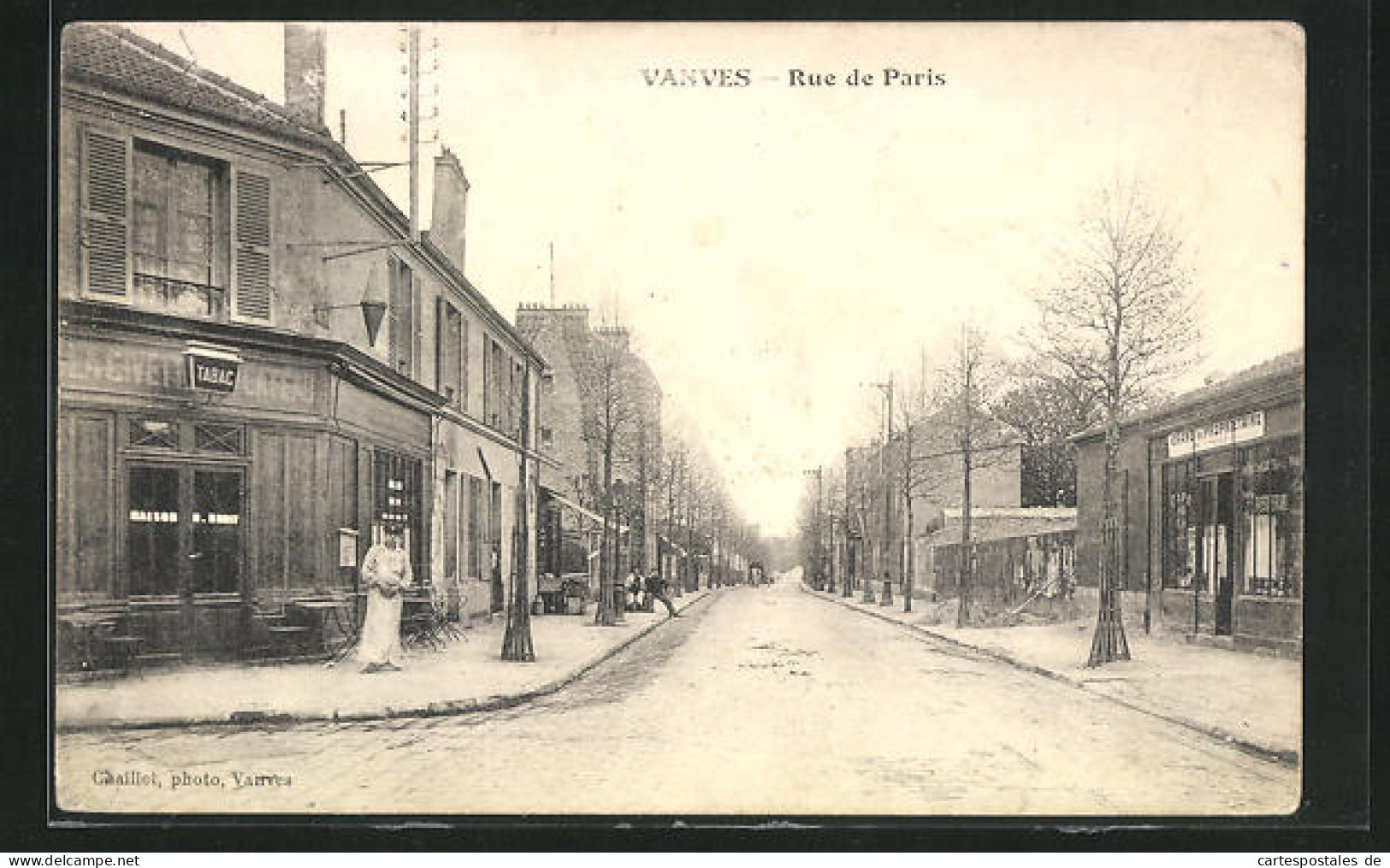 CPA Vanves, Rue De Paris  - Vanves
