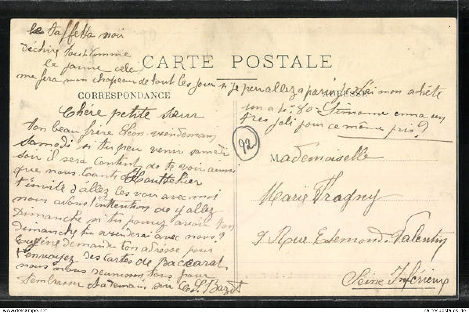 CPA Suresnes, Rue Carnot, La Poste  - Suresnes