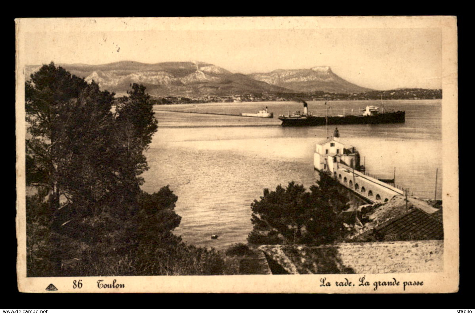 83 - TOULON - LA RADE - LA GRANDE PASSE - Toulon