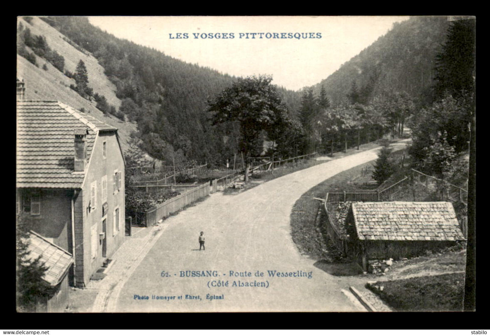 88 - BUSSANG - ROUTE DE WESSERLING - Bussang