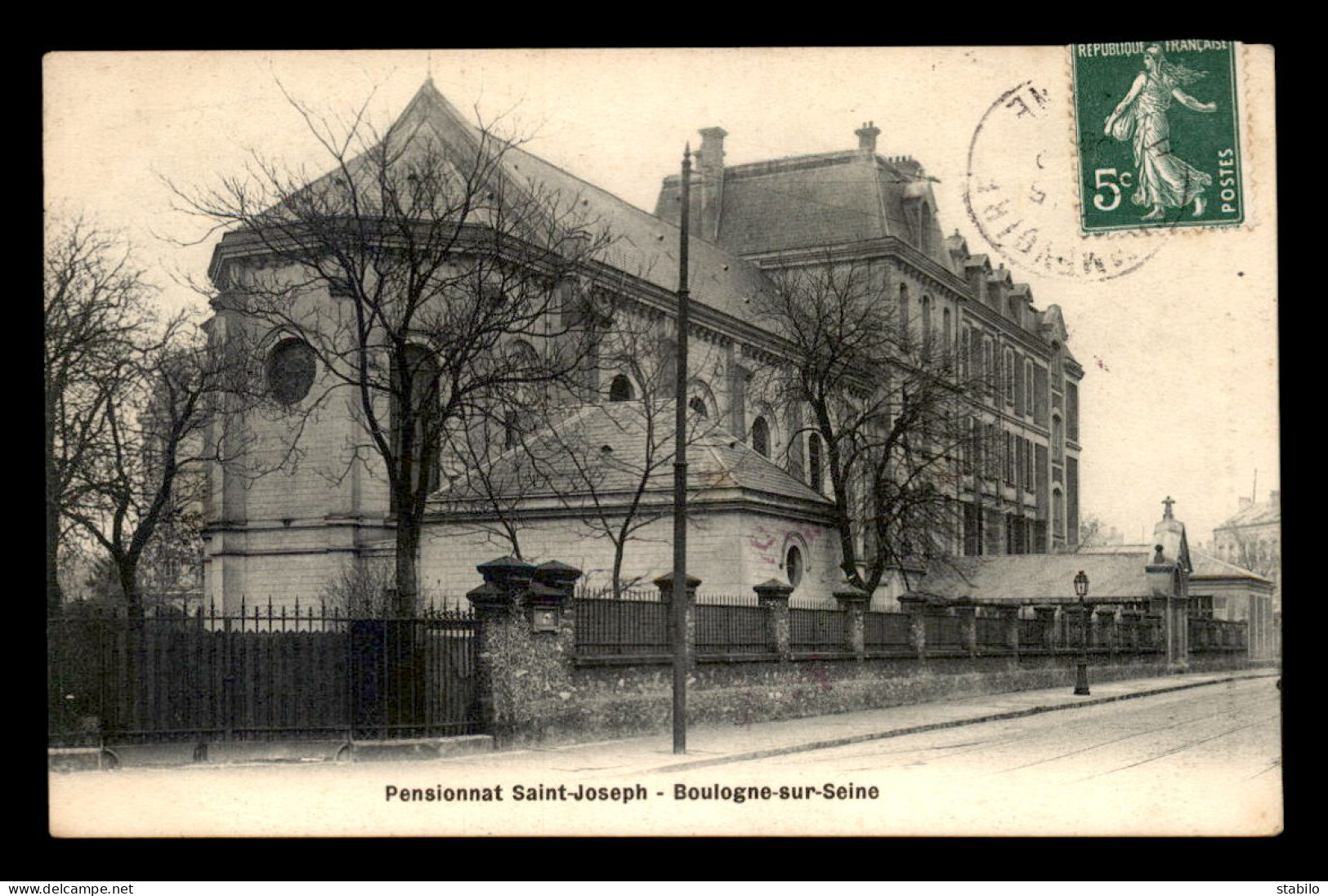 92 - BOULOGNE-SUR-SEINE - PENSIONNAT ST-JOSEPH - Boulogne Billancourt