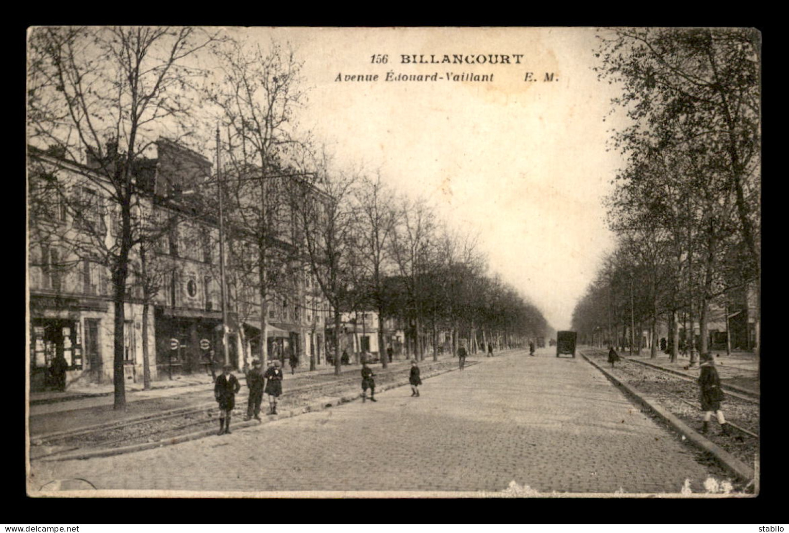 92 - BOULOGNE-BILLANCOURT - AVENUE EDOUARD VAILLANT - VOIR ETAT - Boulogne Billancourt