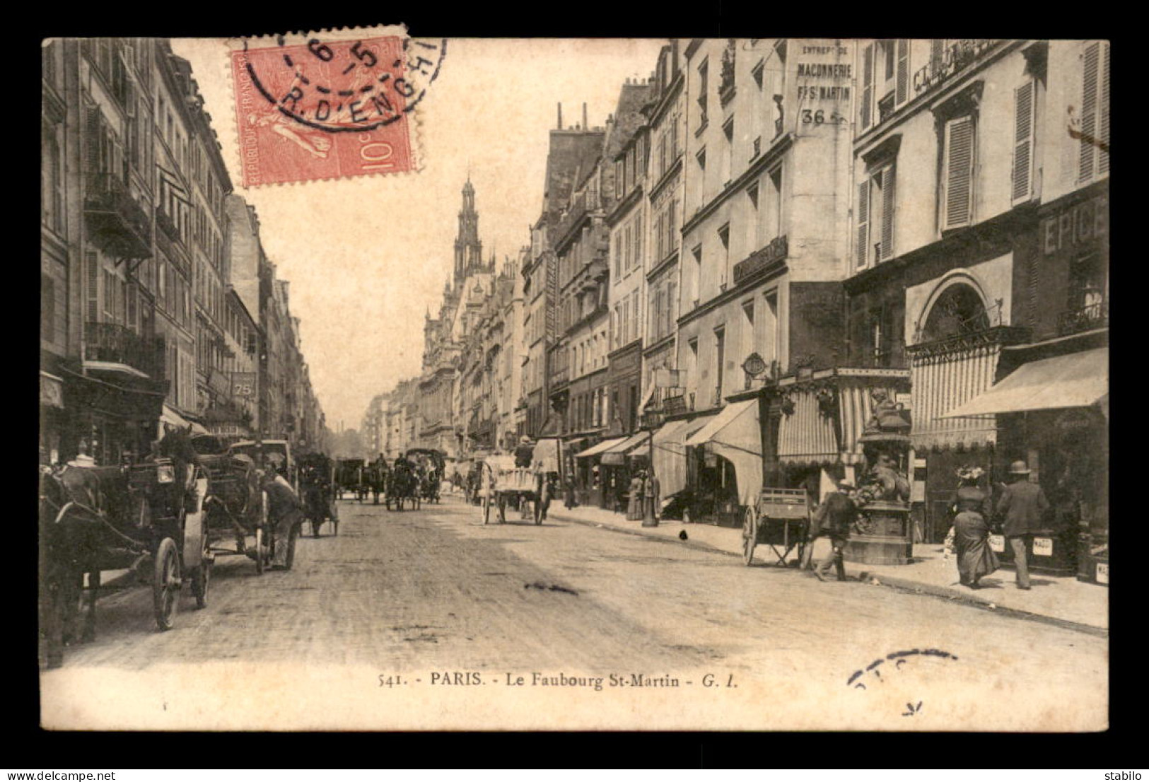 75 - PARIS 10EME - FAUBOURG ST-MARTIN - Arrondissement: 10