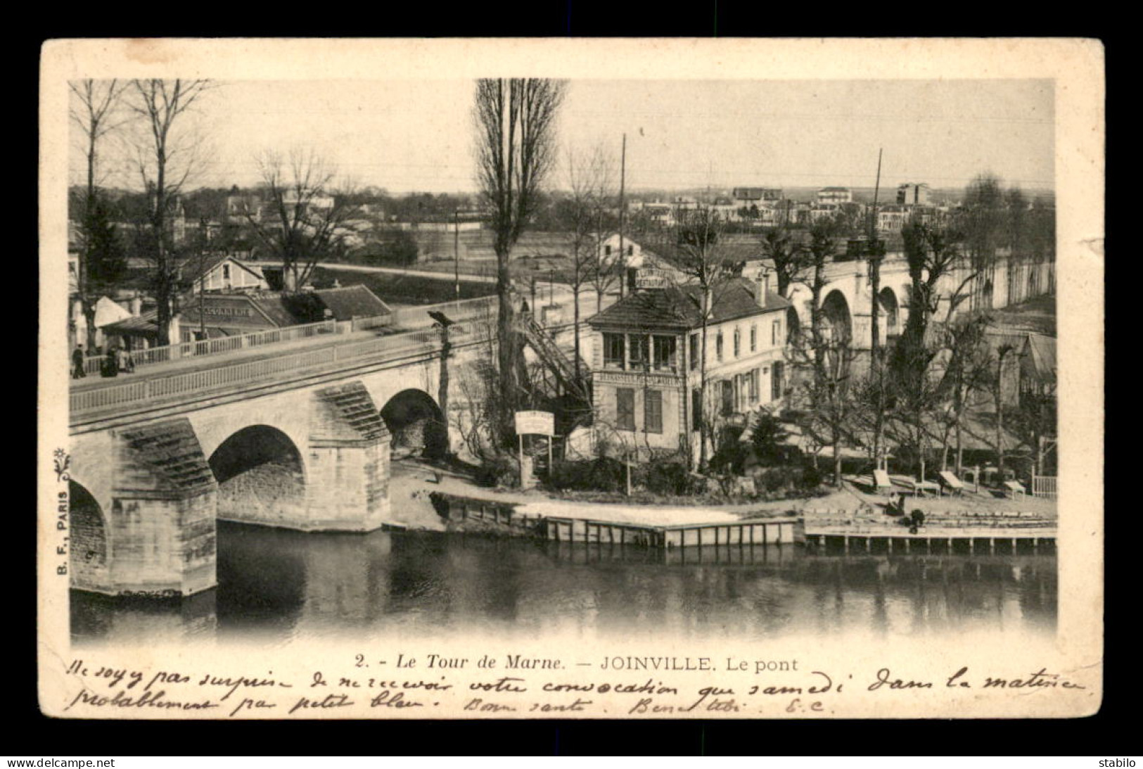 94 - JOINVILLE-LE-PONT - LE PONT SUR LA MARNE - Joinville Le Pont