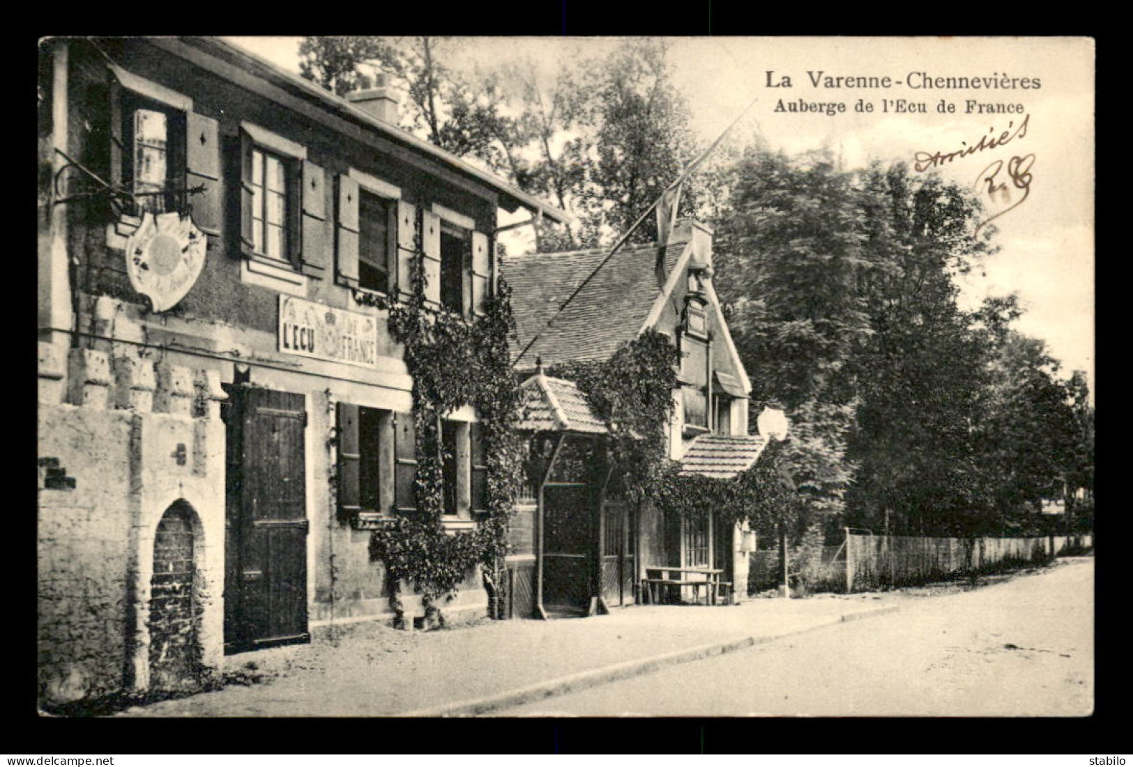 94 - LA VARENNE-CHENNEVIERES - AUBERGE DE L 'ECU DE FRANCE - Saint Maur Des Fosses