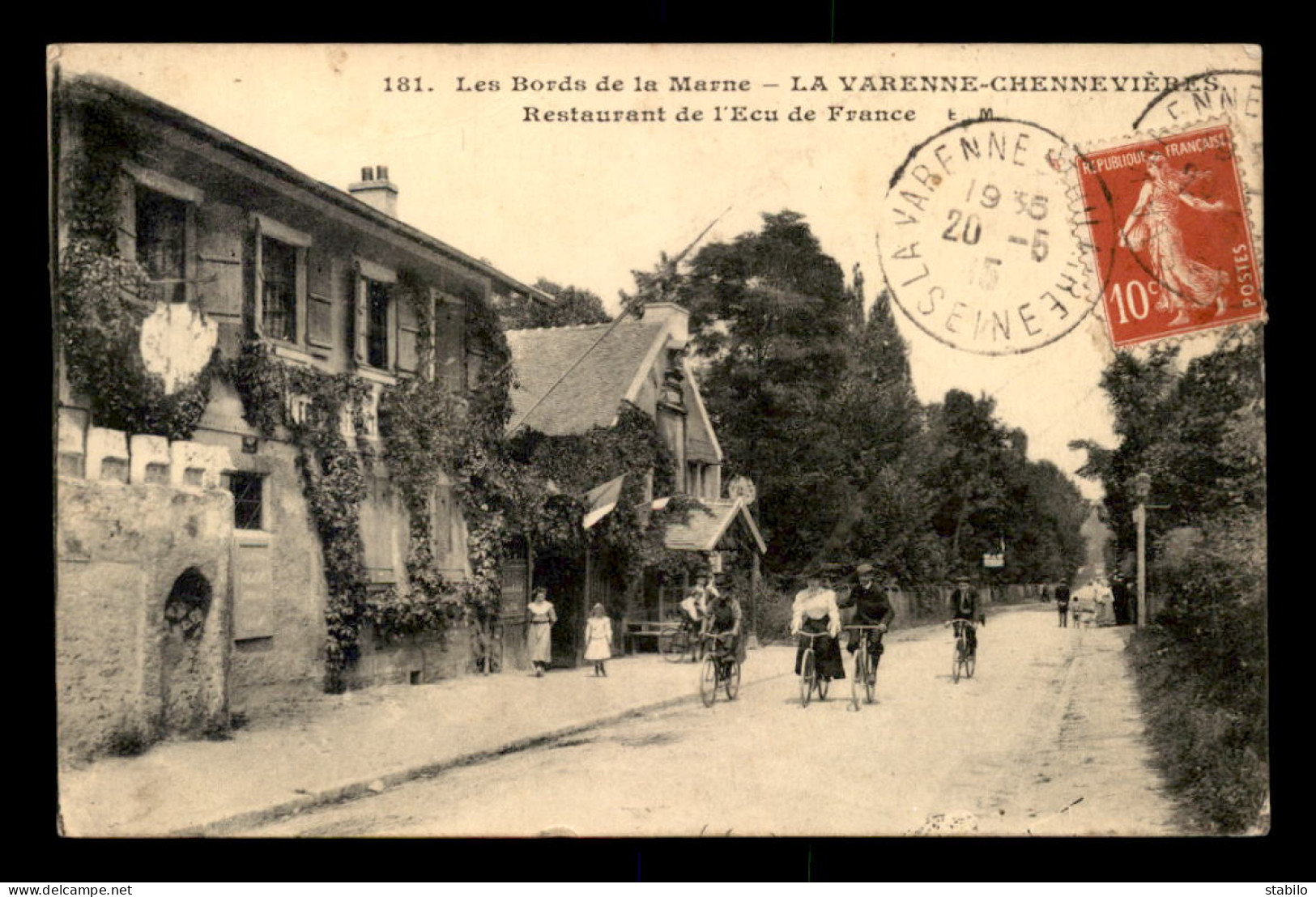 94 - LA VARENNE-CHENNEVIERES - AUBERGE DE L 'ECU DE FRANCE - Saint Maur Des Fosses