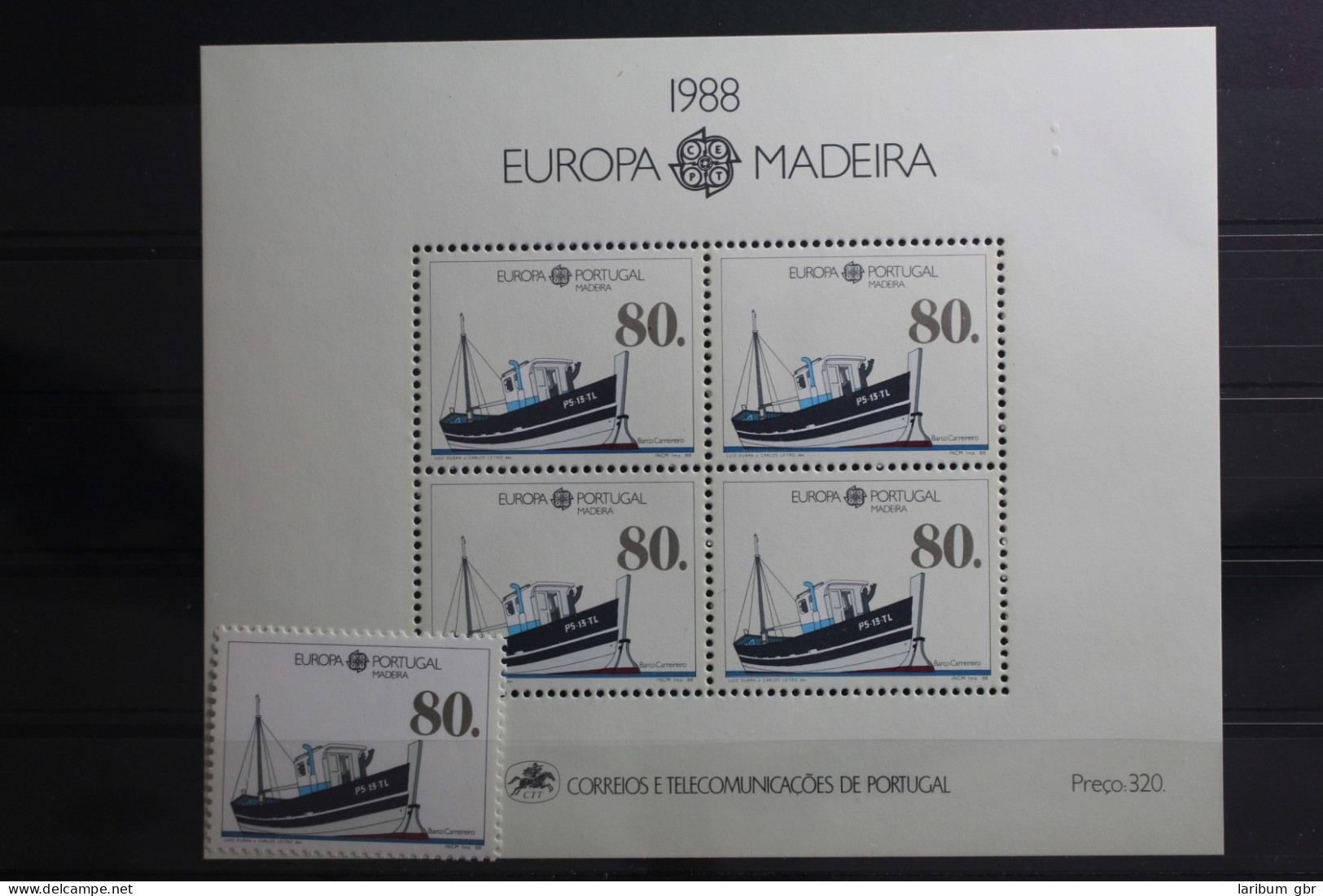 Portugal Madeira 118 A, Block 9 Mit 118b Postfrisch #TN280 - Madeira