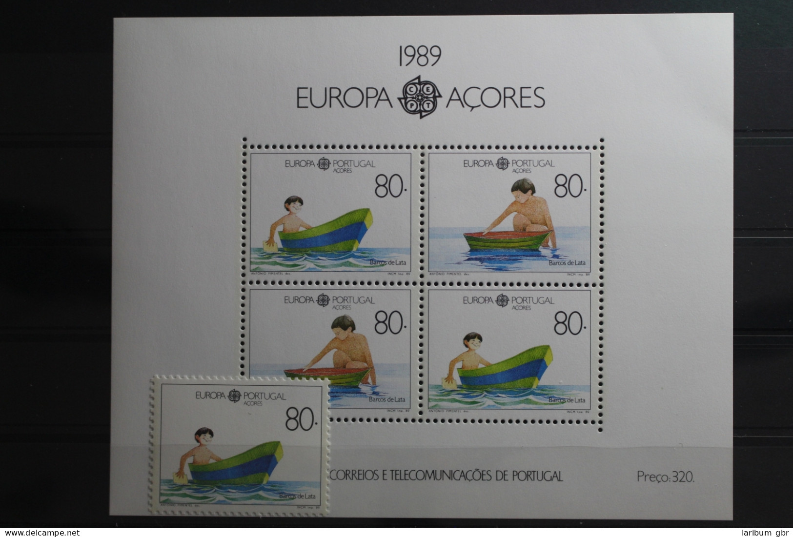 Portugal Azoren 402, Block 10 Mit 402 Postfrisch #TN308 - Azores