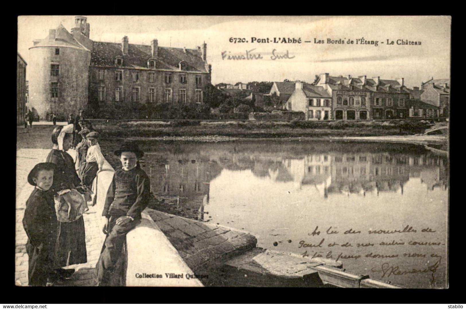 29 - PONT-L'ABBE - LES BORDS DE L'ETANG - LE CHATEAU - Pont L'Abbe