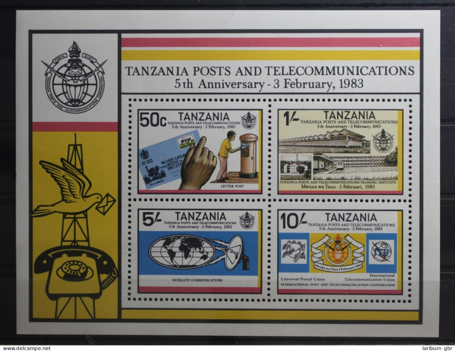 Tansania Block 31 Mit 217-220 Postfrisch #TN347 - Tanzania (1964-...)