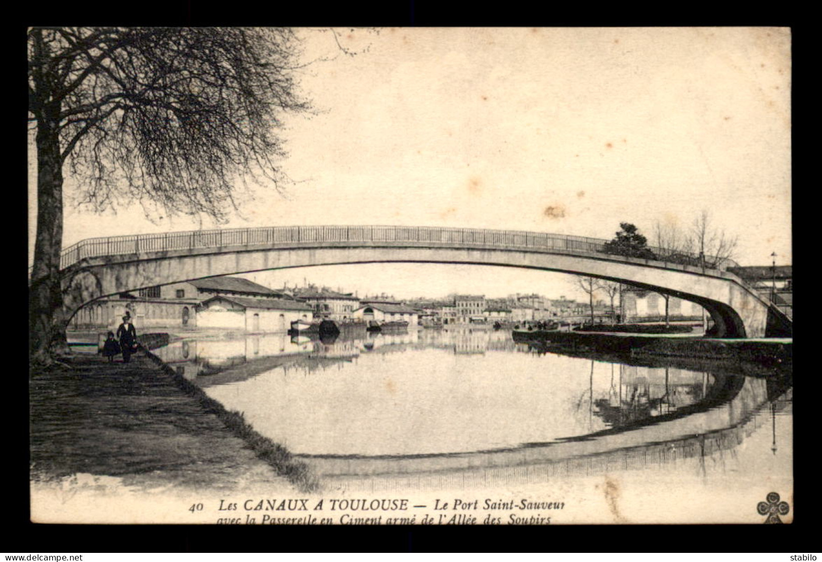 31 - TOULOUSE - LE PORT ST-SAUVEUR - PASSERLLE DE L'ALLEE DES SOUPIRS - Toulouse