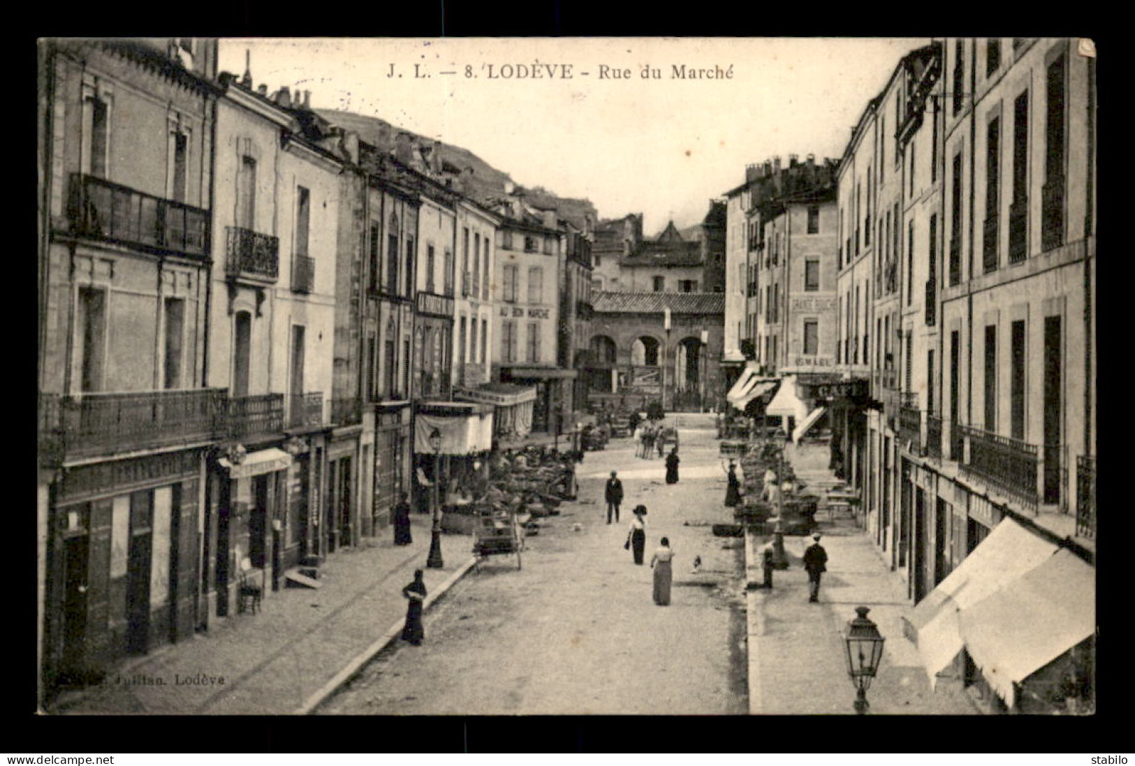 34 - LODEVE - RUE DU MARCHE - Lodeve