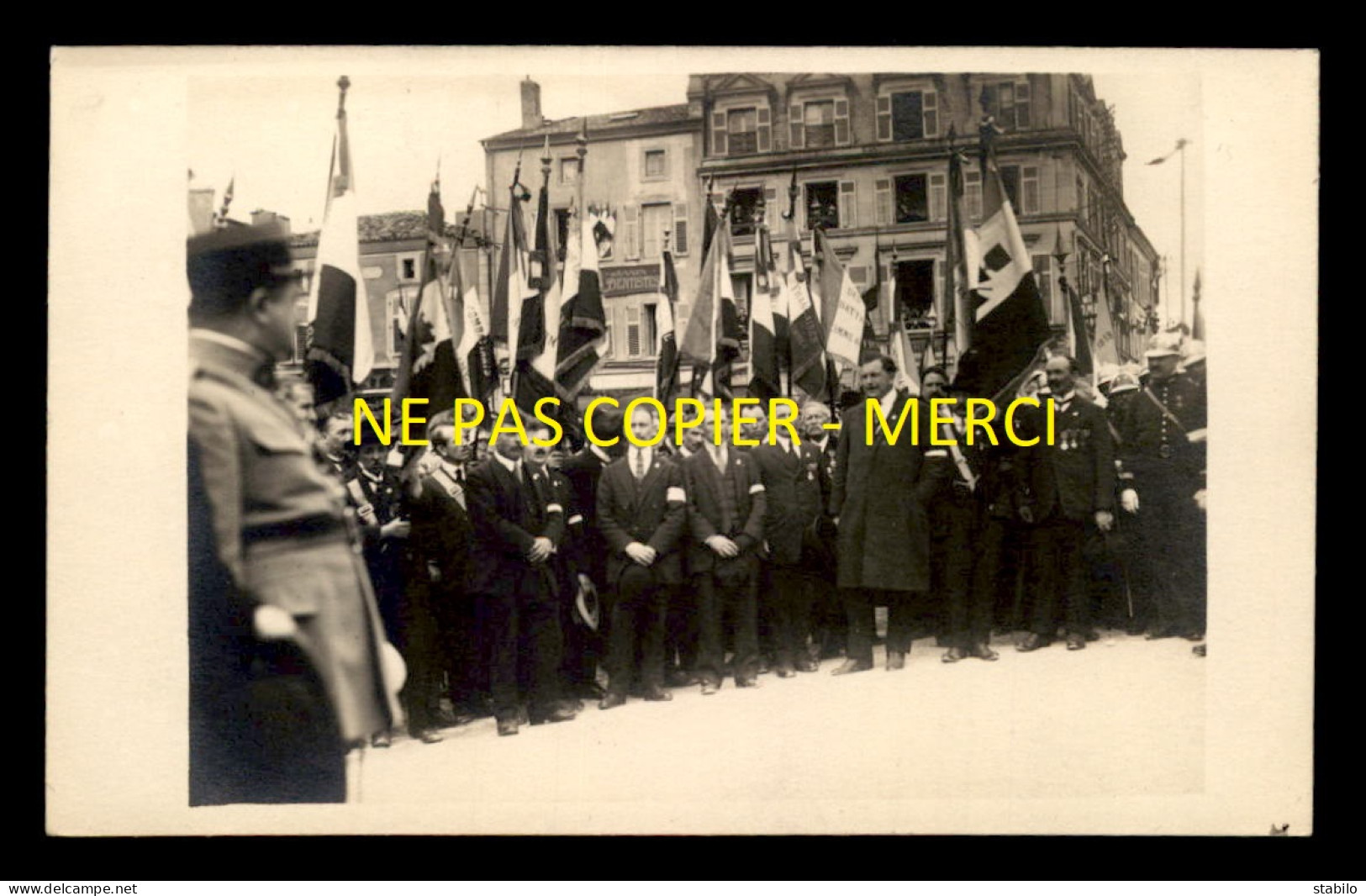 55 - COMMERCY - INAUGURATION DU MONUMENT AUX MORTS LE 13 MAI 1923 - CARTE PHOTO ORIGINALE - Commercy