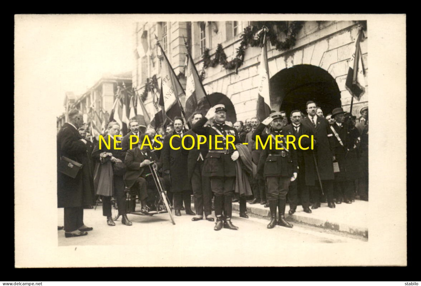 55 - COMMERCY - INAUGURATION DU MONUMENT AUX MORTS LE 13 MAI 1923 - CARTE PHOTO ORIGINALE - Commercy