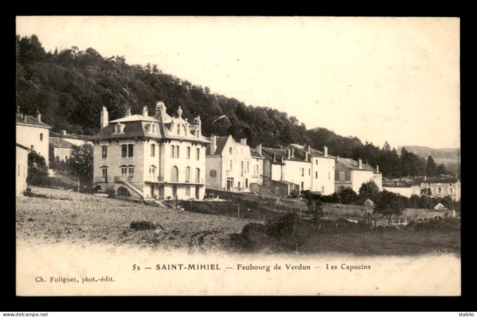 55 - SAINT-MIHIEL - FAUBOURG DE VERDUN - LES CAPUCINS - EDITEUR FOLIGUET - Saint Mihiel