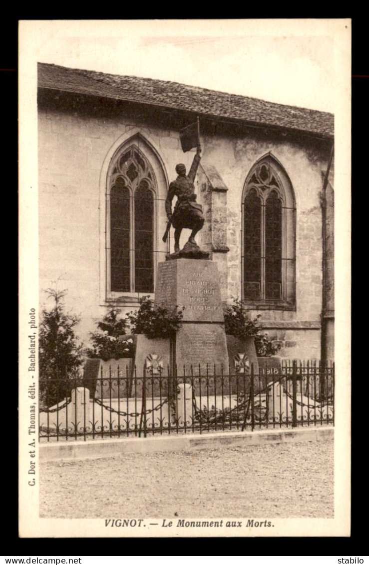 55 - VIGNOT - LE MONUMENT AUX MORTS - Altri & Non Classificati