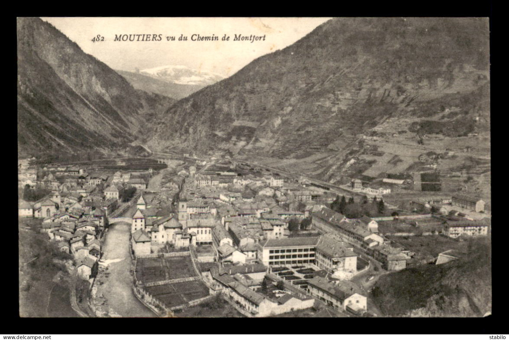 73 - MOUTIERS - VU DU CHEMIN DE MONTFORT - Moutiers