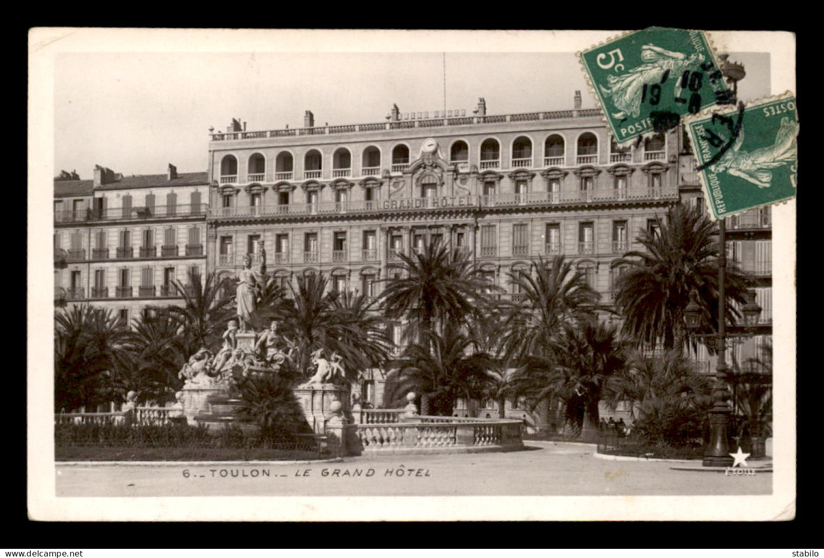 83 - TOULON - LE GRAND HOTEL - EDITEUR MARQUE ETOILE - Toulon