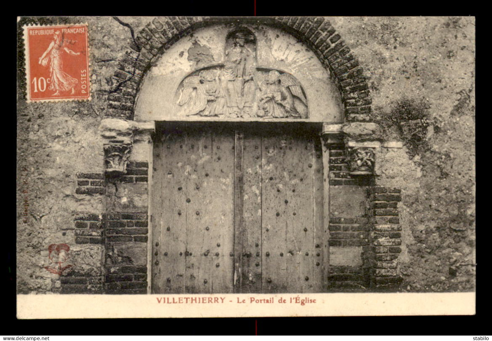 89 - VILLETHIERRY - LE PORTAIL DE L'EGLISE - Other & Unclassified