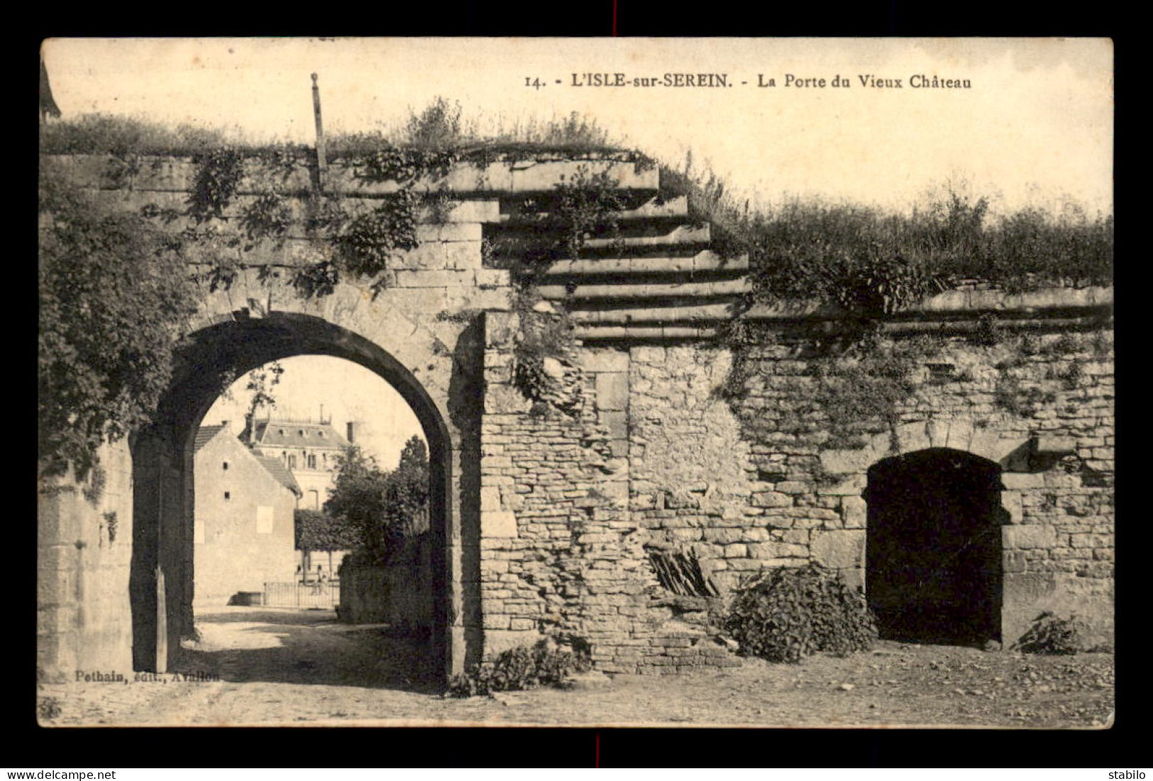 89 - L'ISLE-SUR-SEREIN - LA PORTE DU VIEUX CHATEAU - L'Isle Sur Serein