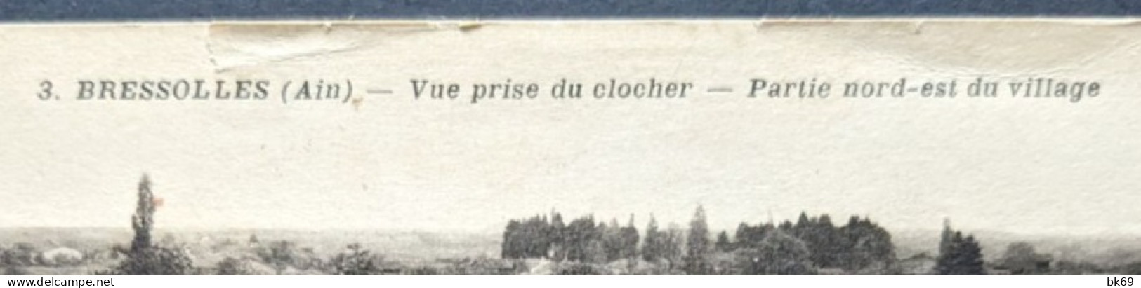 11e Régiment étranger D'infanterie  Cachet Militaire Sur CP En FM - Bressolles Vue Prise Du Clocher - Altri & Non Classificati