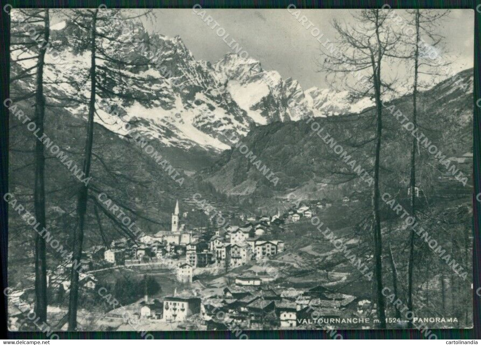 Aosta Valtournanche ABRASA Foto FG Cartolina KB1740 - Aosta