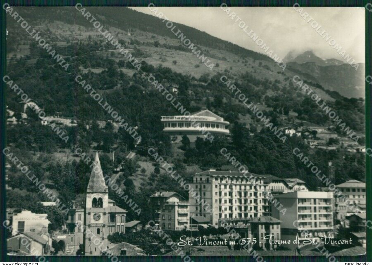 Aosta Saint Vincent Terme Di Foto FG Cartolina KB1805 - Aosta