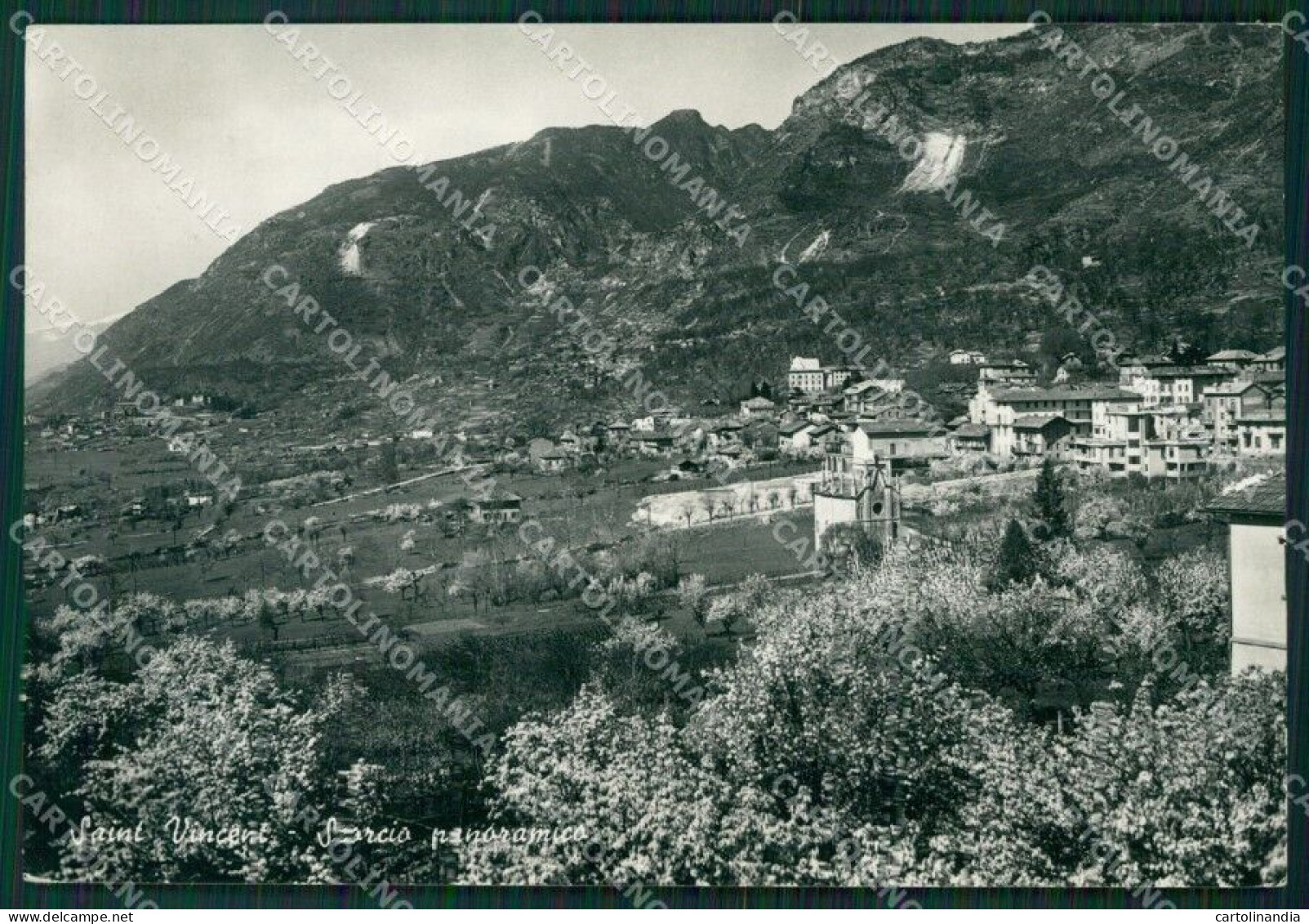 Aosta Saint Vincent Foto FG Cartolina KB1794 - Aosta