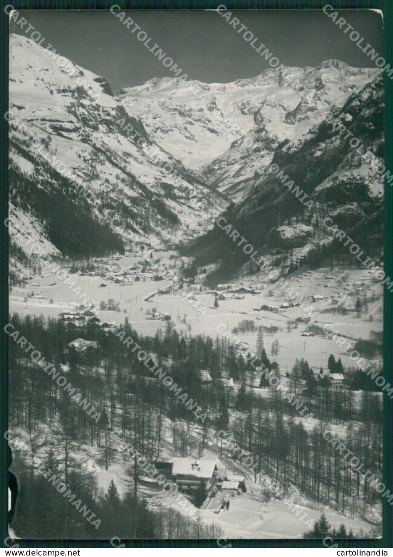 Aosta Gressoney Saint Jean PIEGHE Foto FG Cartolina KB1817 - Aosta