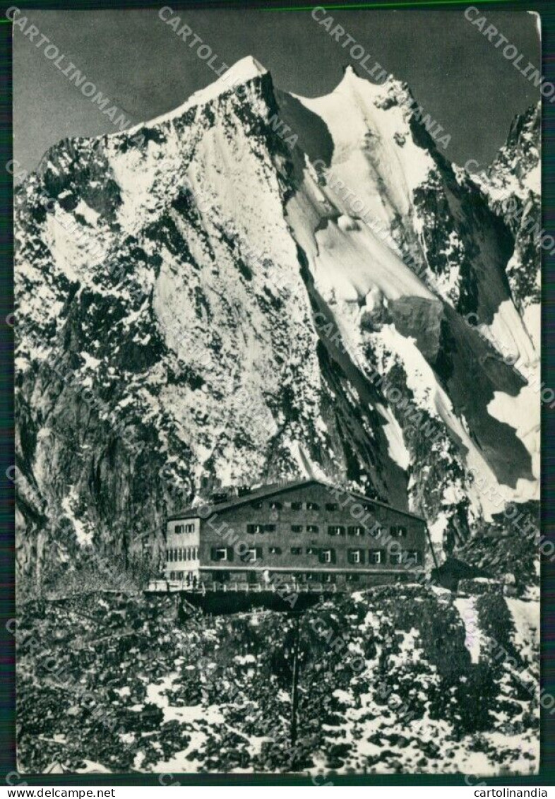 Aosta Courmayeur Rifugio Torino Cai PIEGA Foto FG Cartolina KB1881 - Aosta