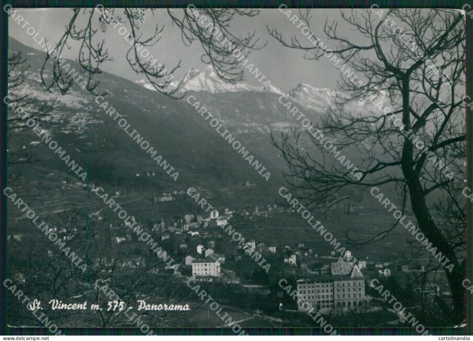 Aosta Saint Vincent Foto FG Cartolina KB1895 - Aosta