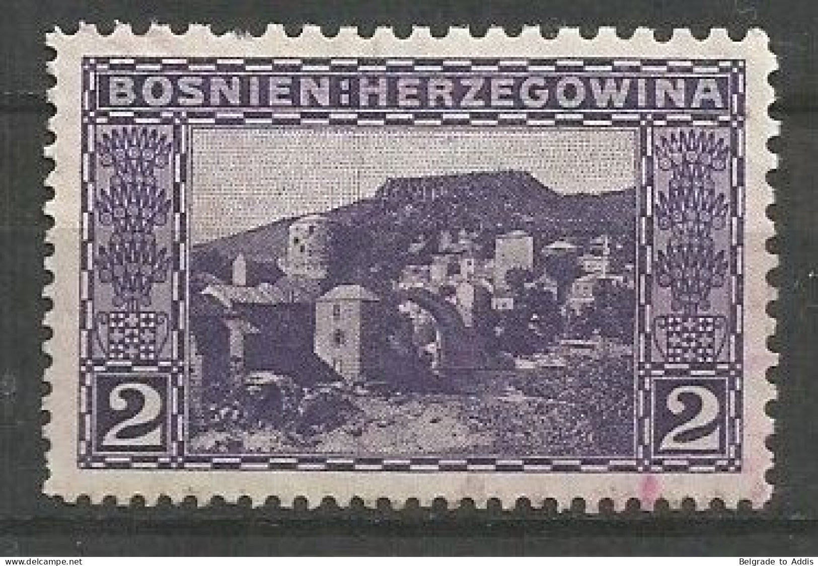 Bosnia Bosnien K.u.K. Austria Hungary Mi.30 Perforation 9¼:10½:12½:12½ Coleman 2433 Used 1906 - Bosnien-Herzegowina