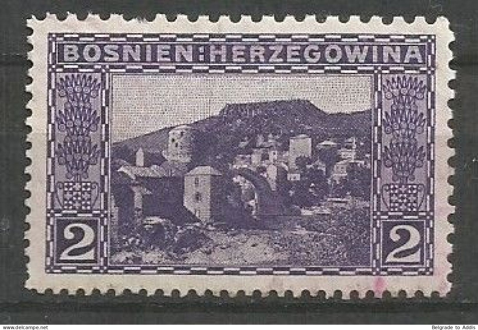 Bosnia Bosnien K.u.K. Austria Hungary Mi.30 Perforation 9¼:10½:12½:12½ Coleman 2433 Used 1906 - Bosnia Erzegovina