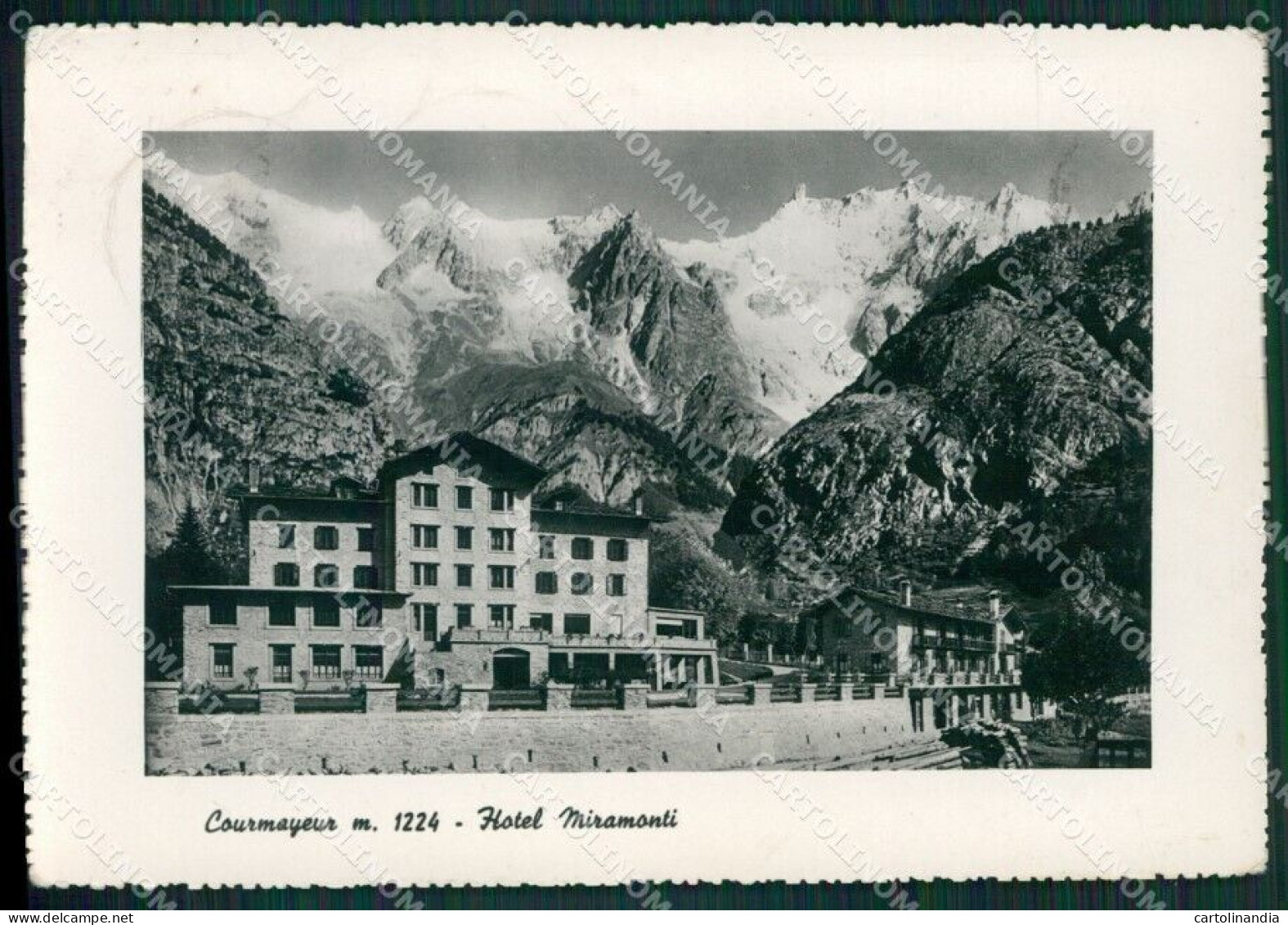 Aosta Courmayeur Foto FG Cartolina KB1837 - Aosta