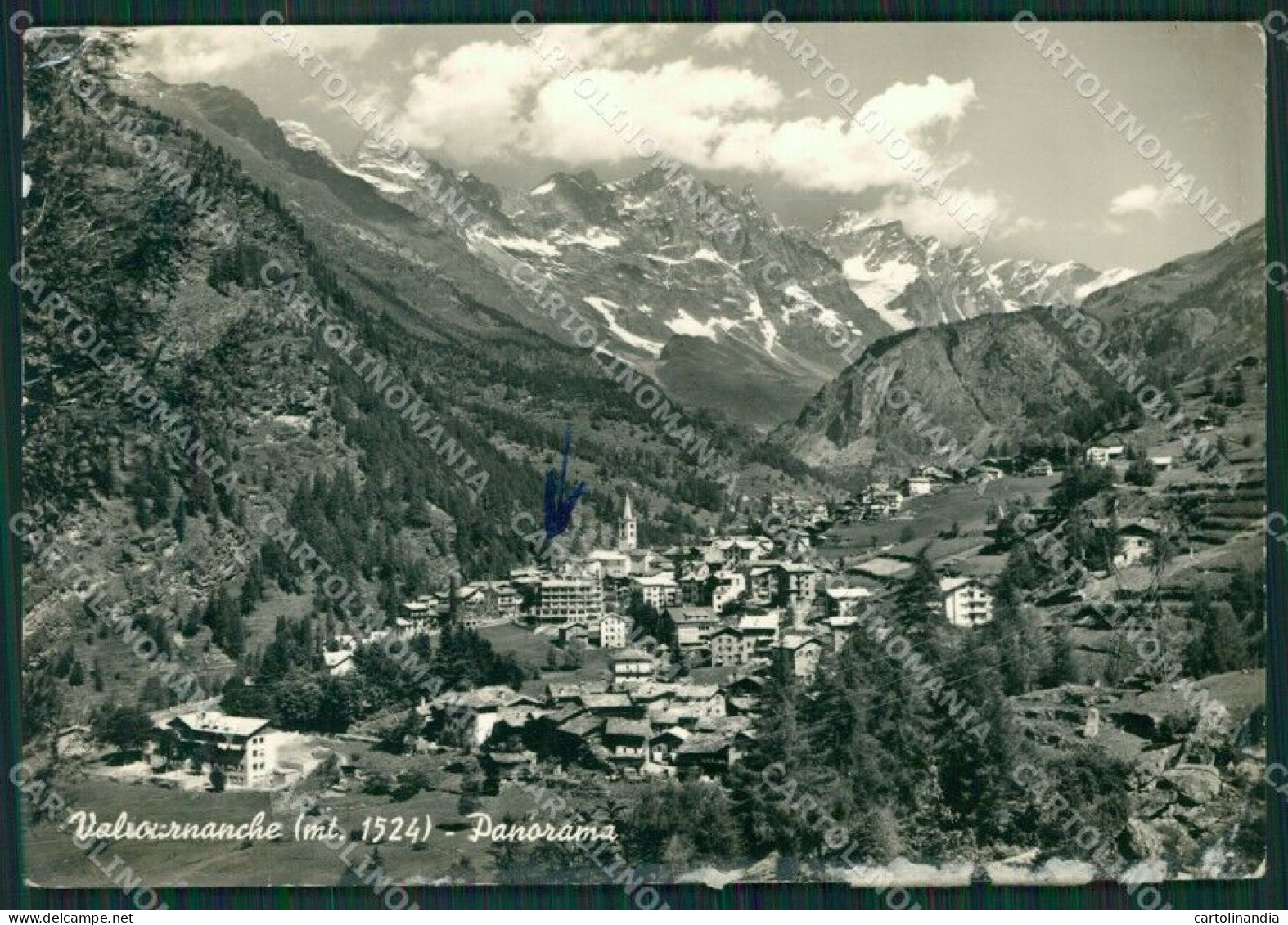 Aosta Valtournanche PIEGHE Foto FG Cartolina KB1749 - Aosta