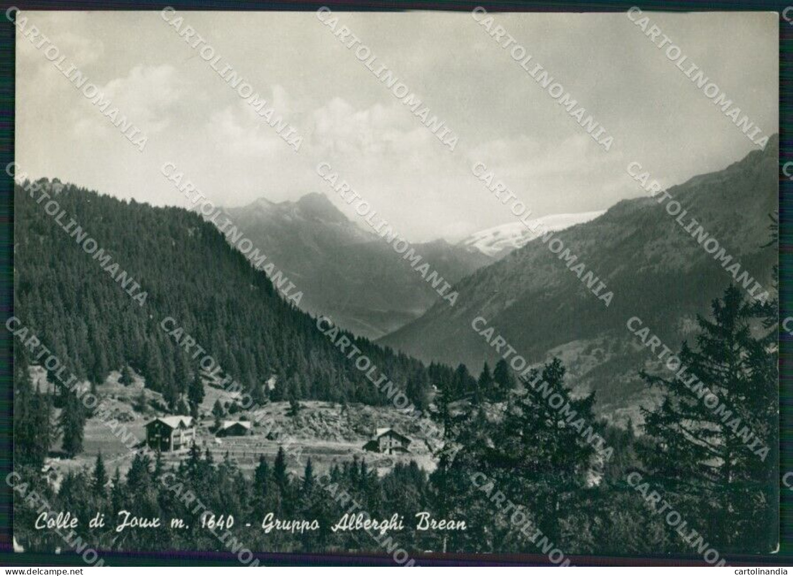 Aosta Saint Vincent Colle Di Joux Foto FG Cartolina KB1746 - Aosta