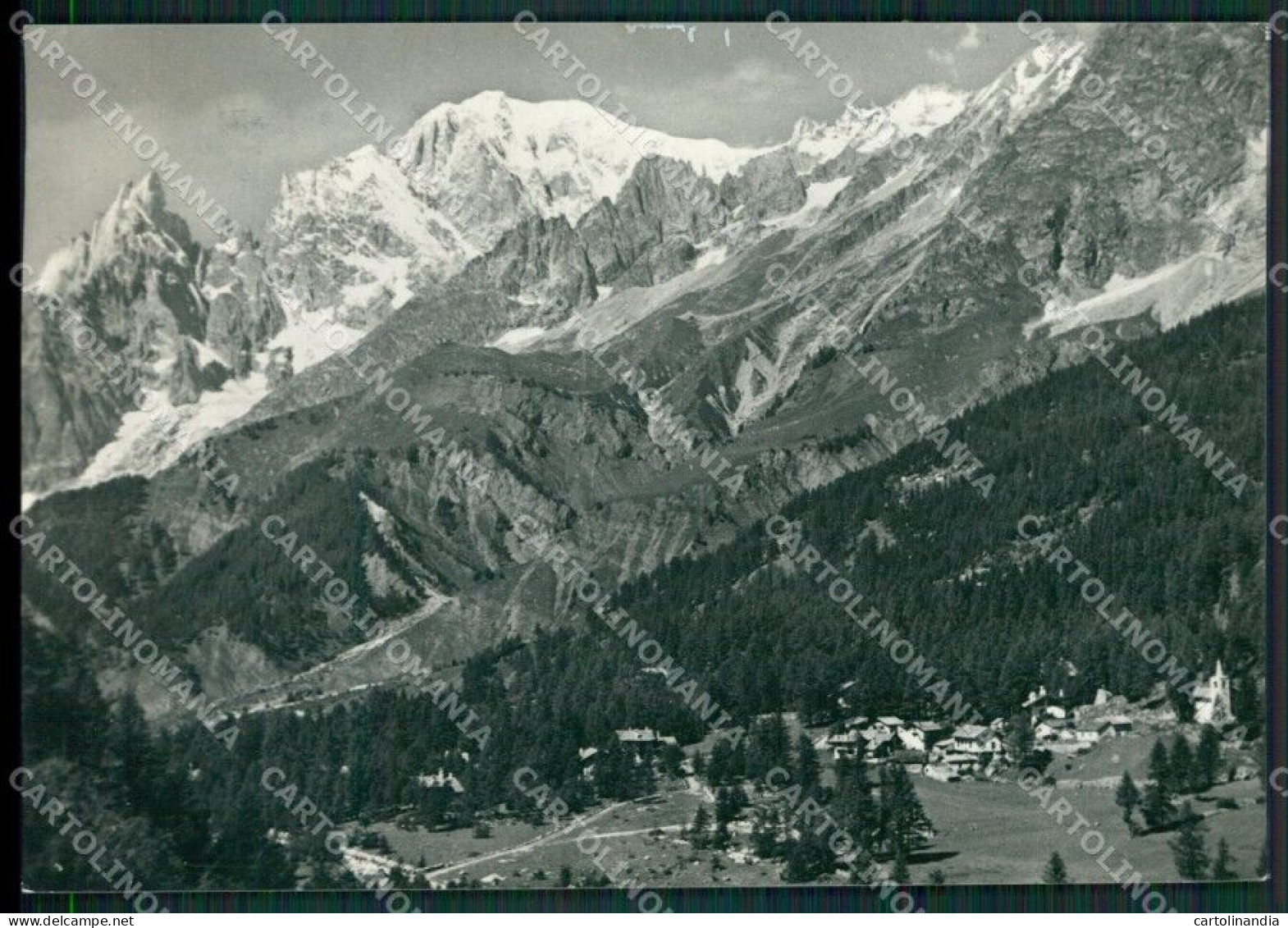 Aosta Courmayeur Planpincieux Foto FG Cartolina KB1869 - Aosta