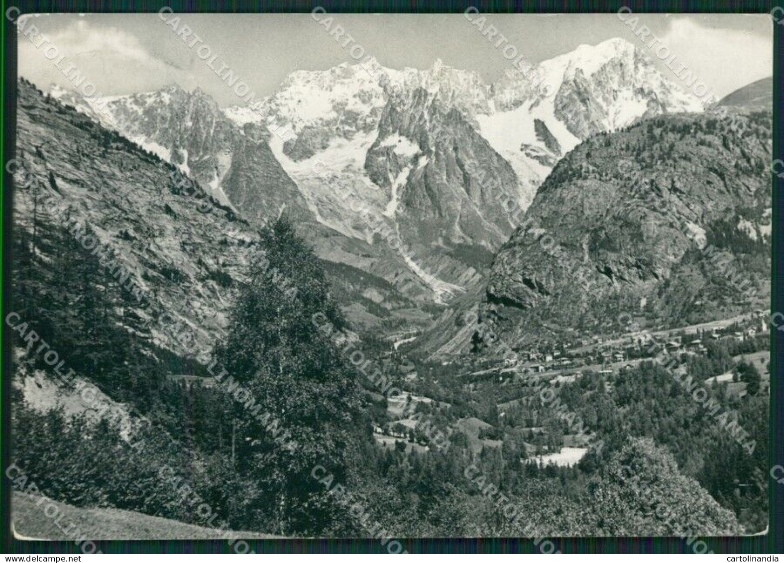 Aosta Courmayeur Foto FG Cartolina KB1878 - Aosta