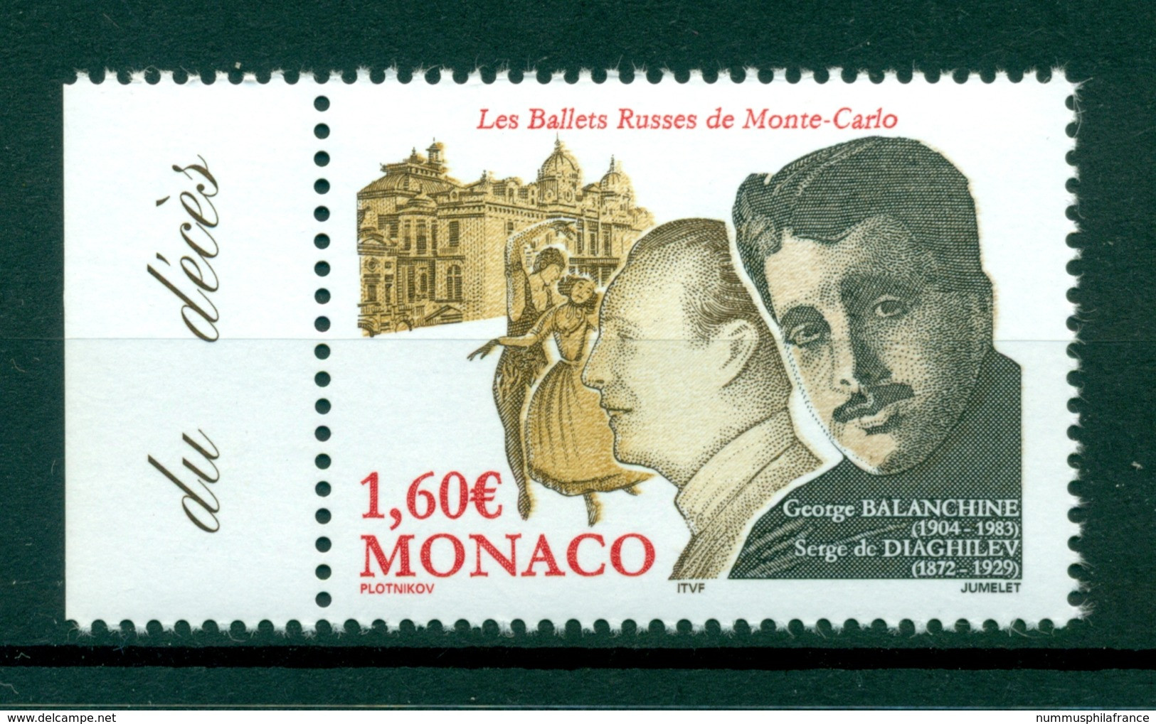 Monaco 2004 - Y & T N. 2446 - Les Ballets Russes De Monte-Carlo - Ongebruikt