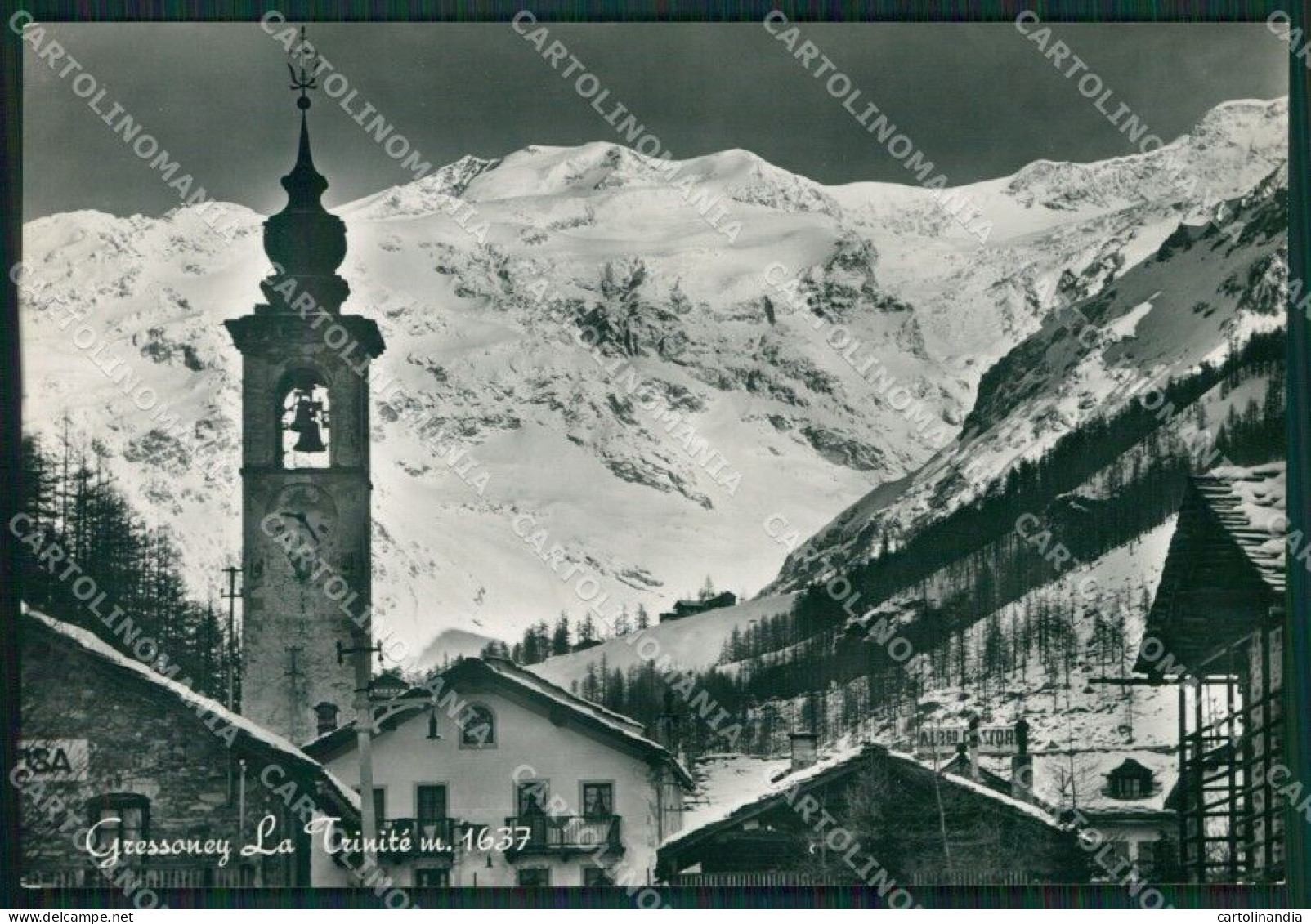 Aosta Gressoney La Trinitè Foto FG Cartolina KB1734 - Aosta