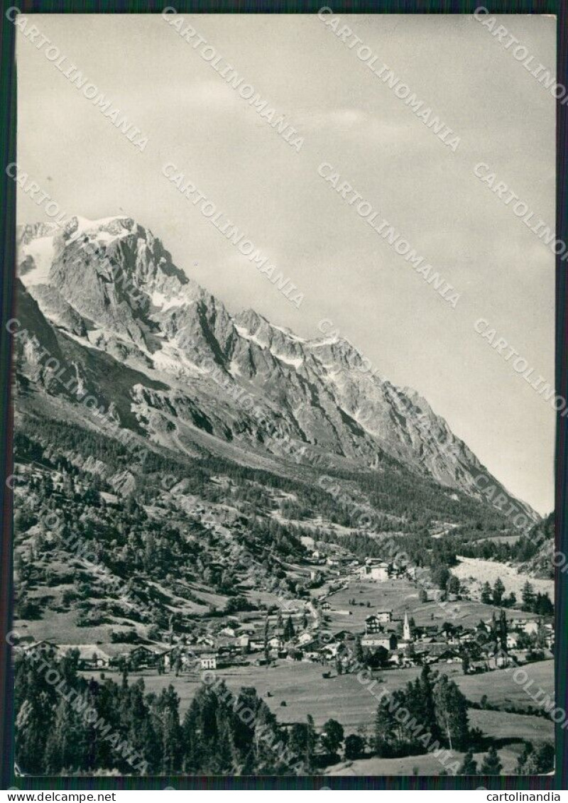 Aosta Courmayeur Entrèves Foto FG Cartolina KB1867 - Aosta