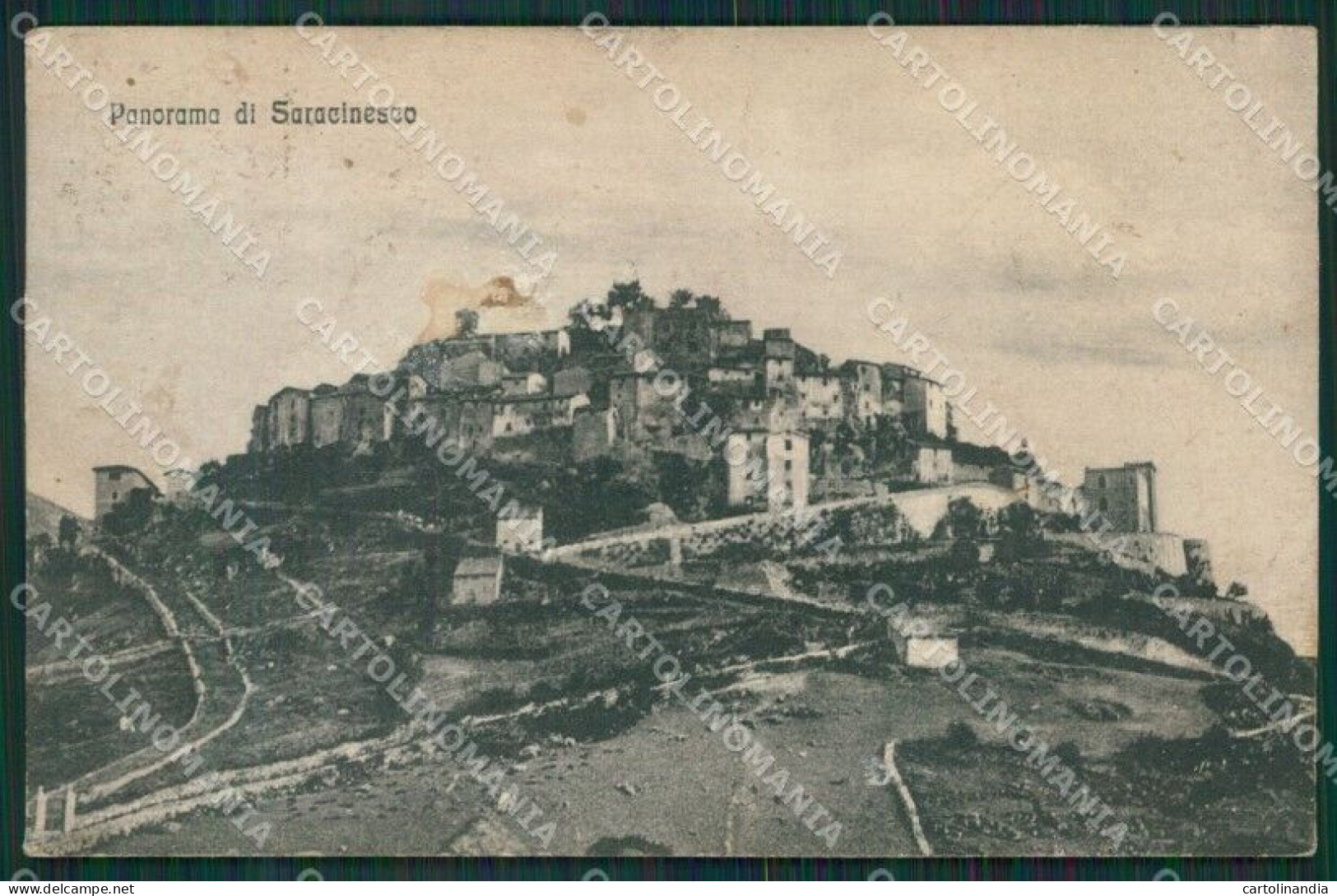 Roma Saracinesco MACCHIA Cartolina KV4264 - Sonstige & Ohne Zuordnung